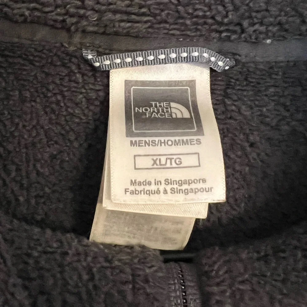 The North‎ Face Men's Gordon Lyons fleece Quarter Zip Dark Gray Size XL